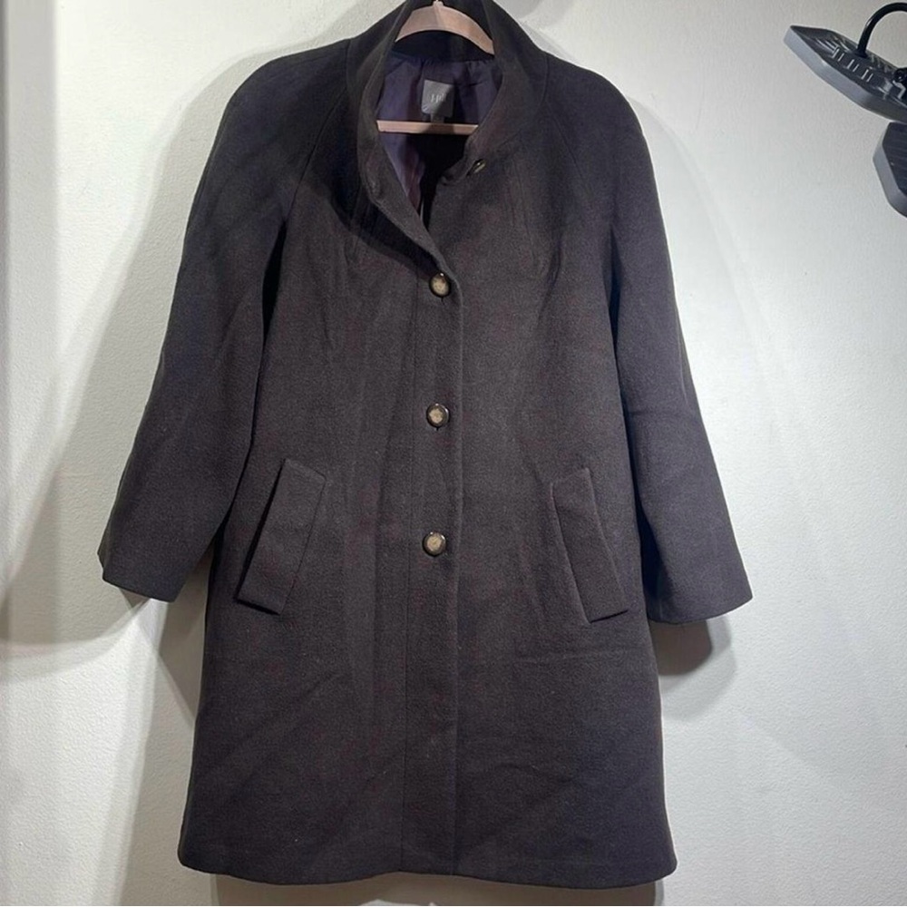 J. Jill Dark Brown Pea Coat